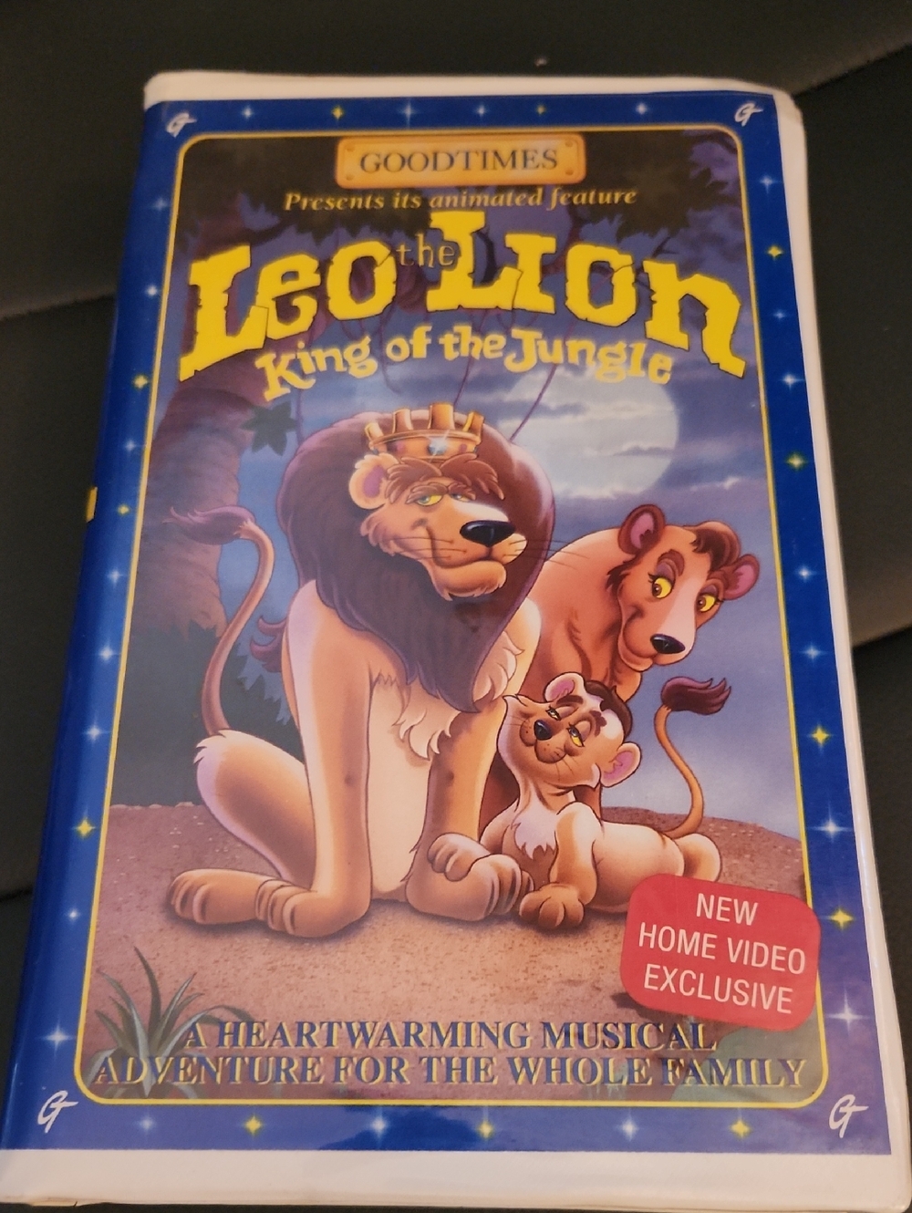 The Leo Lion King of the Jungle VHS Tape